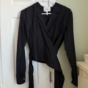 Barbara Casasola Blazer Wrap Top Size 38